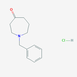 molecular formula C13H18ClNO B075751 1-苄基氮杂环戊烷-4-酮盐酸盐 CAS No. 1208-76-0