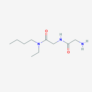 molecular formula C10H21N3O2 B7575172 2-amino-N-[2-[butyl(ethyl)amino]-2-oxoethyl]acetamide 