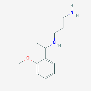 molecular formula C12H20N2O B7575598 N'-[1-(2-methoxyphenyl)ethyl]propane-1,3-diamine 