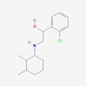 molecular formula C16H24ClNO B7575685 1-(2-Chlorophenyl)-2-[(2,3-dimethylcyclohexyl)amino]ethanol 