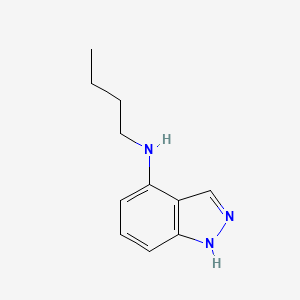 molecular formula C11H15N3 B7575714 N-butyl-1H-indazol-4-amine 