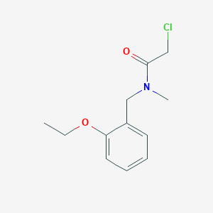 2-chloro-N-[(2-ethoxyphenyl)methyl]-N-methylacetamide
