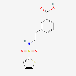 3-[2-(Thiophen-2-ylsulfonylamino)ethyl]benzoic acid