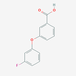 molecular formula C13H9FO3 B7577691 3-(3-Fluorophenoxy)benzoic acid 