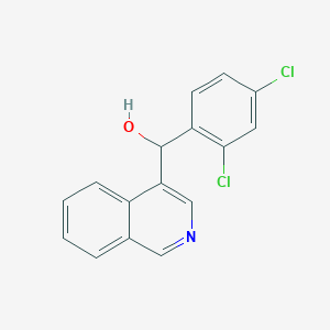 molecular formula C16H11Cl2NO B7577709 (2,4-Dichlorophenyl)-isoquinolin-4-ylmethanol 