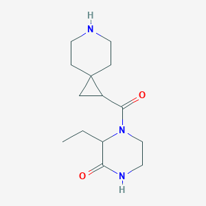 4-(6-Azaspiro[2.5]octane-2-carbonyl)-3-ethylpiperazin-2-one
