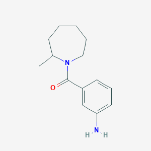 molecular formula C14H20N2O B7578160 (3-Aminophenyl)-(2-methylazepan-1-yl)methanone 