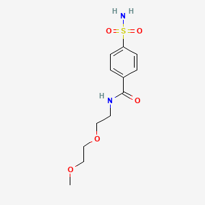 N-[2-(2-methoxyethoxy)ethyl]-4-sulfamoylbenzamide