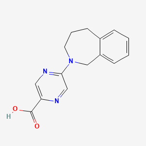 5-(1,3,4,5-Tetrahydro-2-benzazepin-2-yl)pyrazine-2-carboxylic acid