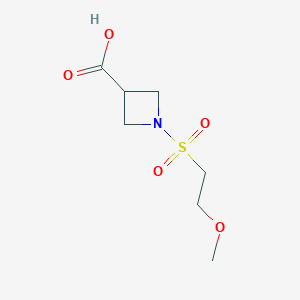 1-(2-Methoxyethylsulfonyl)azetidine-3-carboxylic acid