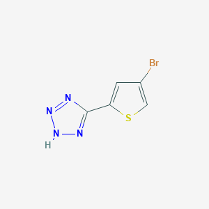molecular formula C5H3BrN4S B7578750 5-(4-bromothiophen-2-yl)-2H-tetrazole 