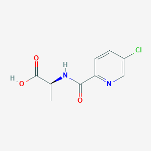(2S)-2-[(5-chloropyridine-2-carbonyl)amino]propanoic acid