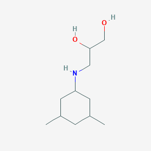 molecular formula C11H23NO2 B7579116 3-[(3,5-Dimethylcyclohexyl)amino]propane-1,2-diol 