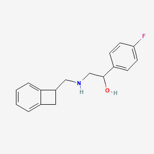 2-(7-Bicyclo[4.2.0]octa-1,3,5-trienylmethylamino)-1-(4-fluorophenyl)ethanol