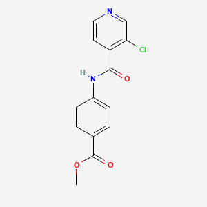 Methyl 4-[(3-chloropyridine-4-carbonyl)amino]benzoate