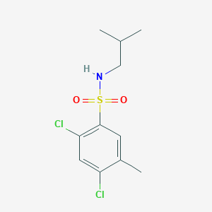 2,4-dichloro-5-methyl-N-(2-methylpropyl)benzenesulfonamide