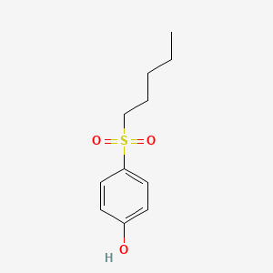 molecular formula C11H16O3S B7580521 4-Pentylsulfonylphenol 