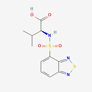 molecular formula C11H13N3O4S2 B7580560 (2S)-2-(2,1,3-benzothiadiazol-4-ylsulfonylamino)-3-methylbutanoic acid 