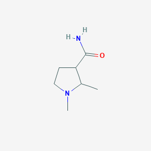 1,2-Dimethylpyrrolidine-3-carboxamide
