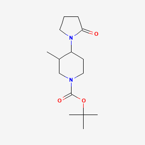 Tert-butyl 3-methyl-4-(2-oxopyrrolidin-1-yl)piperidine-1-carboxylate