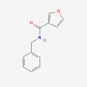 molecular formula C12H11NO2 B7580588 N-benzylfuran-3-carboxamide 