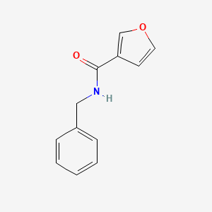 molecular formula C12H11NO2 B7580588 N-苄基呋喃-3-甲酰胺 