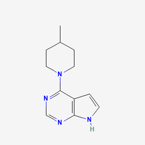 4-(4-methylpiperidin-1-yl)-7H-pyrrolo[2,3-d]pyrimidine