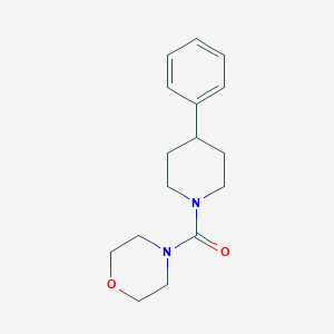 molecular formula C16H22N2O2 B7580641 Morpholin-4-yl-(4-phenylpiperidin-1-yl)methanone 