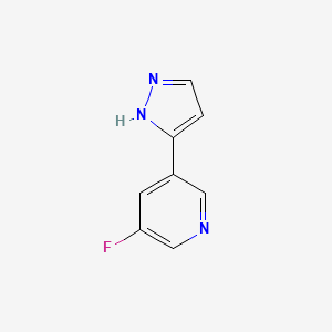 3-(5-fluoro-3-pyridinyl)-1H-pyrazole