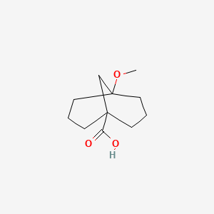 molecular formula C11H18O3 B7580714 5-Methoxybicyclo[3.3.1]nonane-1-carboxylic acid 