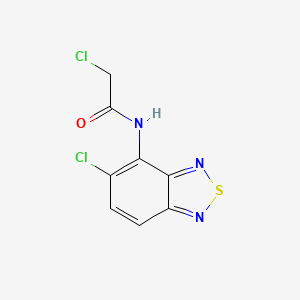 2-chloro-N-(5-chloro-2,1,3-benzothiadiazol-4-yl)acetamide