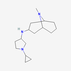 N-(1-cyclopropylpyrrolidin-3-yl)-9-methyl-9-azabicyclo[3.3.1]nonan-3-amine