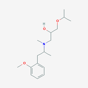 1-[1-(2-Methoxyphenyl)propan-2-yl-methylamino]-3-propan-2-yloxypropan-2-ol