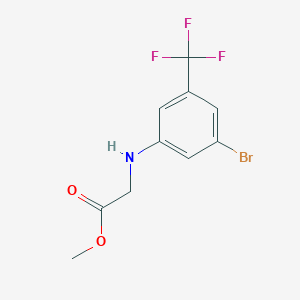 Methyl 2-[3-bromo-5-(trifluoromethyl)anilino]acetate