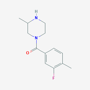 (3-Fluoro-4-methylphenyl)-(3-methylpiperazin-1-yl)methanone