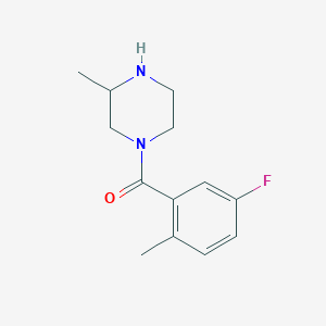 (5-Fluoro-2-methylphenyl)-(3-methylpiperazin-1-yl)methanone