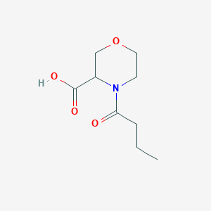 4-Butanoylmorpholine-3-carboxylic acid