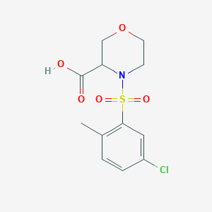 4-(5-Chloro-2-methylphenyl)sulfonylmorpholine-3-carboxylic acid