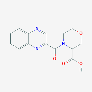 4-(Quinoxaline-2-carbonyl)morpholine-3-carboxylic acid