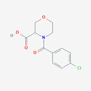 4-(4-Chlorobenzoyl)morpholine-3-carboxylic acid