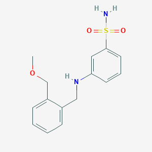 3-[[2-(Methoxymethyl)phenyl]methylamino]benzenesulfonamide