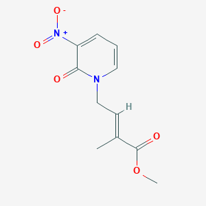 methyl (E)-2-methyl-4-(3-nitro-2-oxopyridin-1-yl)but-2-enoate