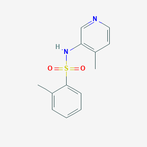 2-methyl-N-(4-methylpyridin-3-yl)benzenesulfonamide