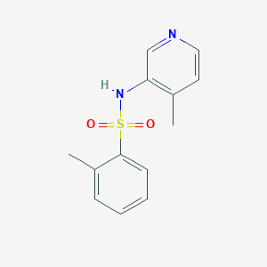 molecular formula C13H14N2O2S B7581504 2-methyl-N-(4-methylpyridin-3-yl)benzenesulfonamide 