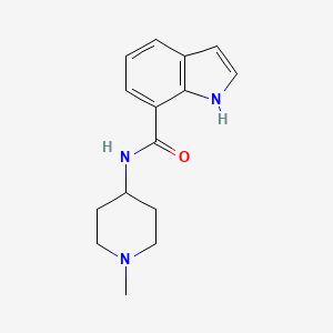 N-(1-methylpiperidin-4-yl)-1H-indole-7-carboxamide