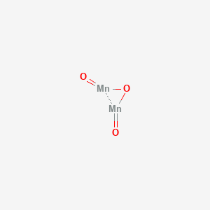 molecular formula Mn2O3 B075816 三氧化二锰 CAS No. 1317-34-6