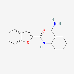 molecular formula C16H20N2O2 B7581766 N-[2-(aminomethyl)cyclohexyl]-1-benzofuran-2-carboxamide 