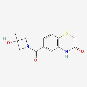 6-(3-hydroxy-3-methylazetidine-1-carbonyl)-4H-1,4-benzothiazin-3-one