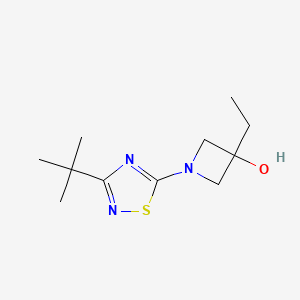 1-(3-Tert-butyl-1,2,4-thiadiazol-5-yl)-3-ethylazetidin-3-ol