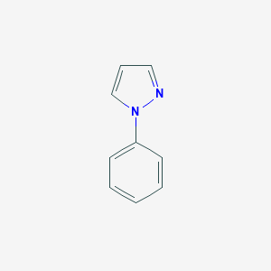 molecular formula C9H8N2 B075819 1-苯基吡唑 CAS No. 1126-00-7